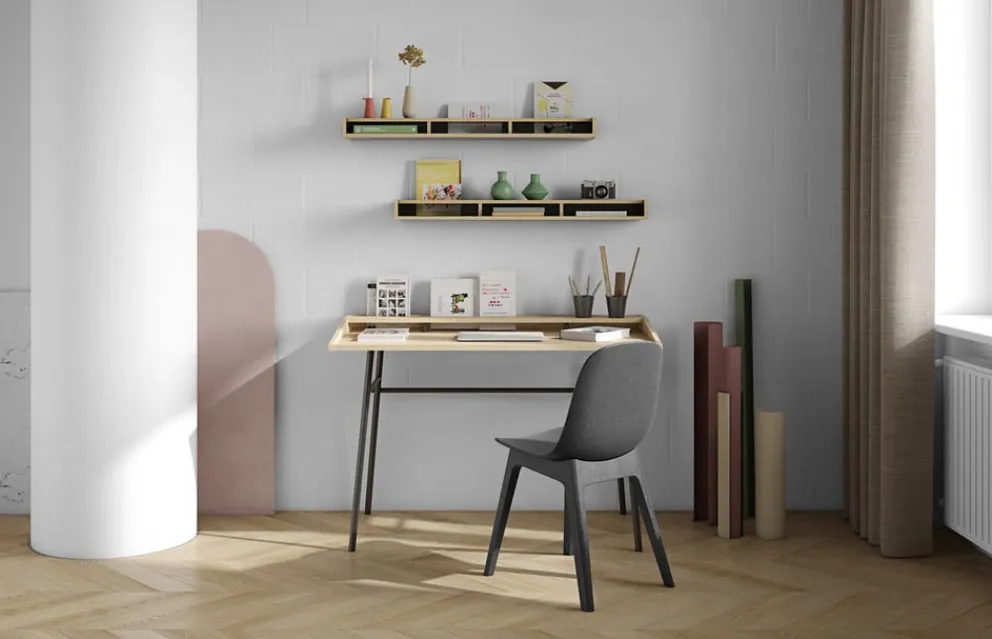 Temahome Schreibtisch Ply eichefarbig Clearance