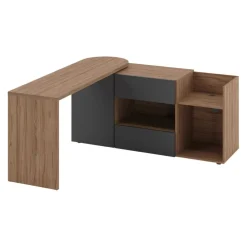 Temahome Schreibtisch Tango-105 nussbaumfarbig, schwarz Sale