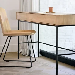 Ethnicraft Schreibtisch Whitebird eichefarbig Discount