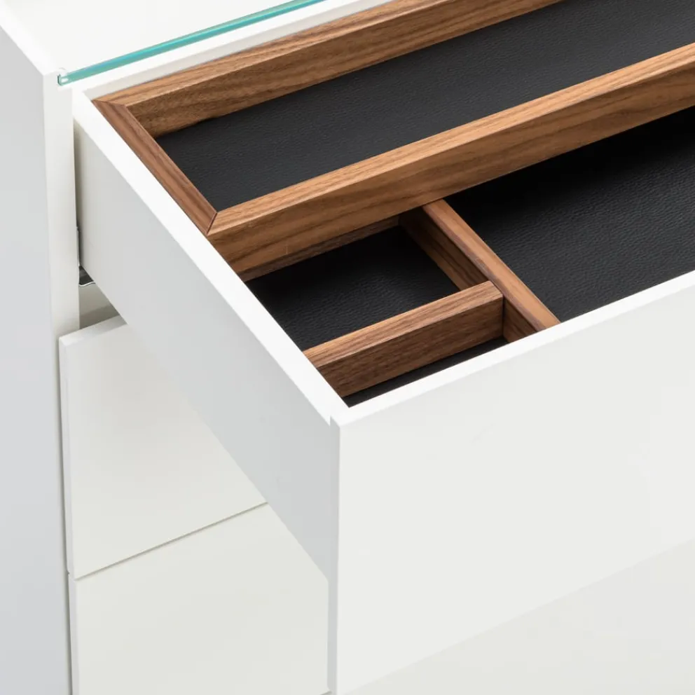 MAB Schubladeneinteilung Primeart Stoos nussbaumfarbig Hot