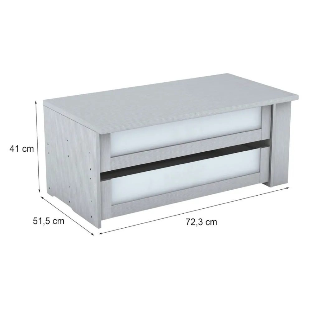 Novel Schubladenelement Monaco grau Outlet