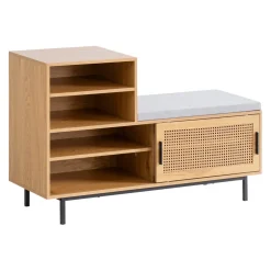 MID.YOU Schuhbank Holz eichefarbig New
