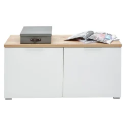 Voleo Schuhbank New York eichefarbig, weiss Outlet