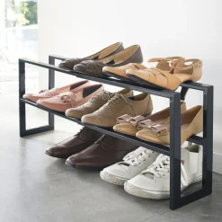 Yamazaki Schuhregal Line schwarz Sale
