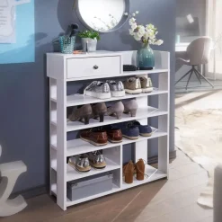 MID.YOU Schuhregal weiss New