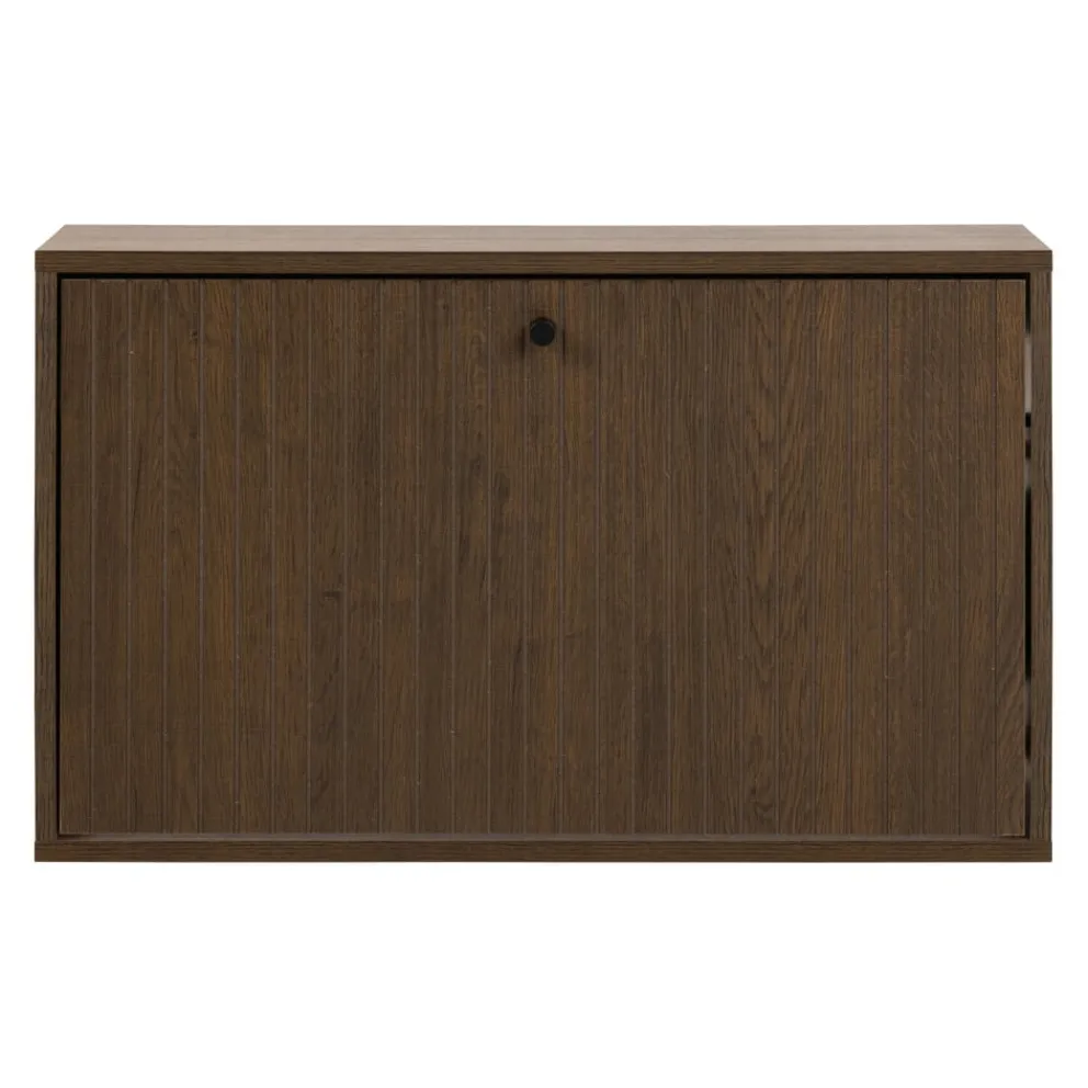 MID.YOU Schuhschrank Albany nussbaumfarbig Clearance