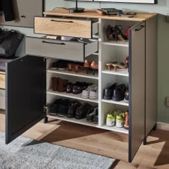 Dieter Knoll Schuhschrank Cando Fango, eichefarbig Clearance
