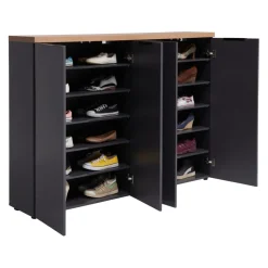 Voleo Schuhschrank Idea anthrazit, eichefarbig Best