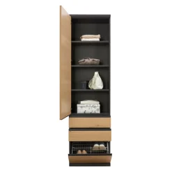 Invivus Schuhschrank Infinity_506 Asteiche, graphitschwarz Hot