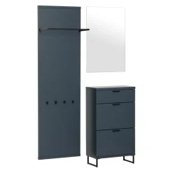 Invivus Schuhschrank Interno Atlantikblau, schwarz Outlet
