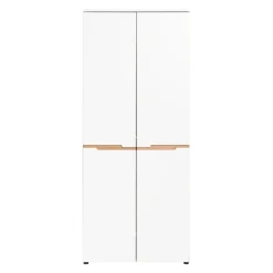 Novel Schuhschrank Memphis eichefarbig, weiss Outlet