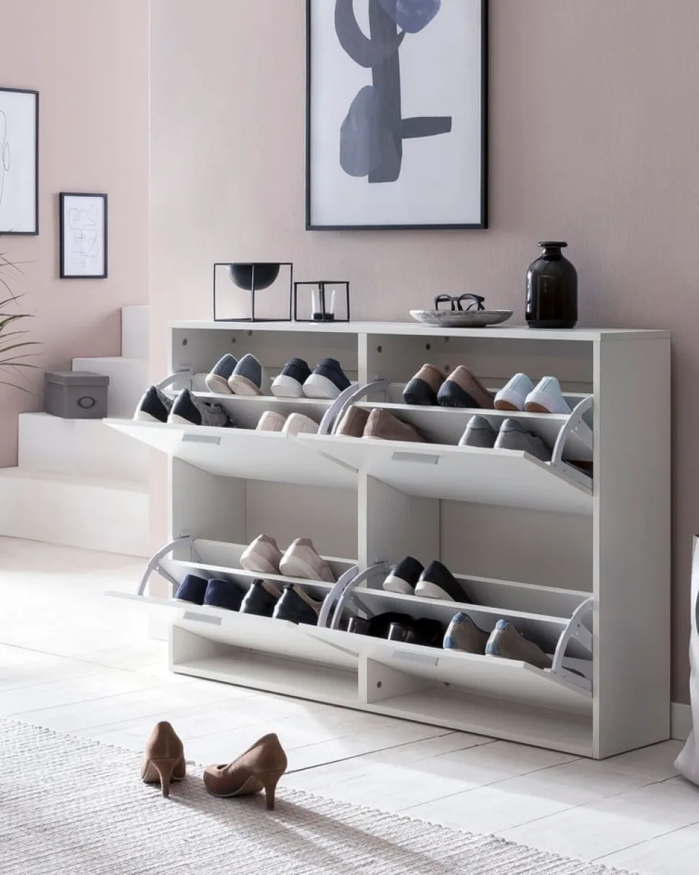 MID.YOU Schuhschrank Modern weiss Online