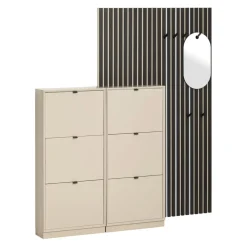 SUDBROCK Schuhschrank Modo19 469kaschmir Hot