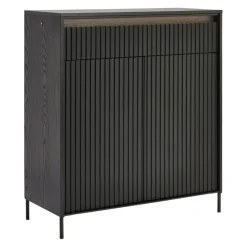 Hom'In Schuhschrank Noto schwarz Clearance
