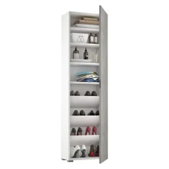 Sikelia Schuhschrank Shoe betongrau, weiss