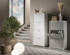 Sikelia Schuhschrank Shoe weiss Hot