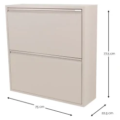 Spinder Design Schuhschrank TAFF taupe New