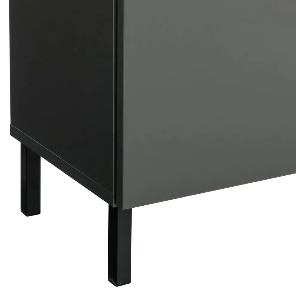 Johann Jakob Schuhschrank Tirana graphit, schwarz Clearance