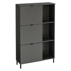 Johann Jakob Schuhschrank Tirana graphit, schwarz Clearance