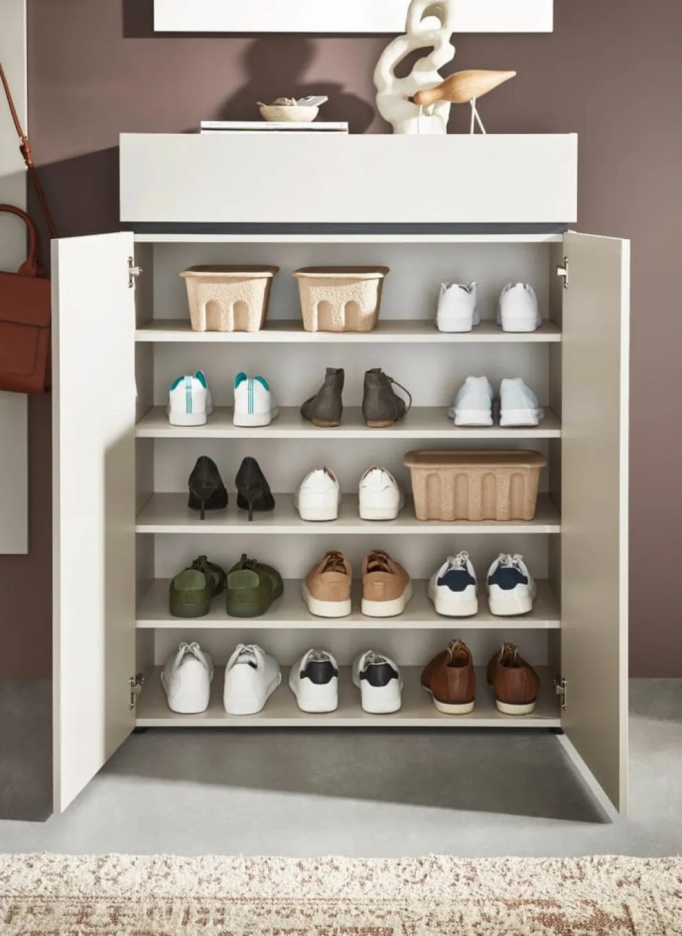 Voleo Schuhschrank Unique kaschmir Outlet