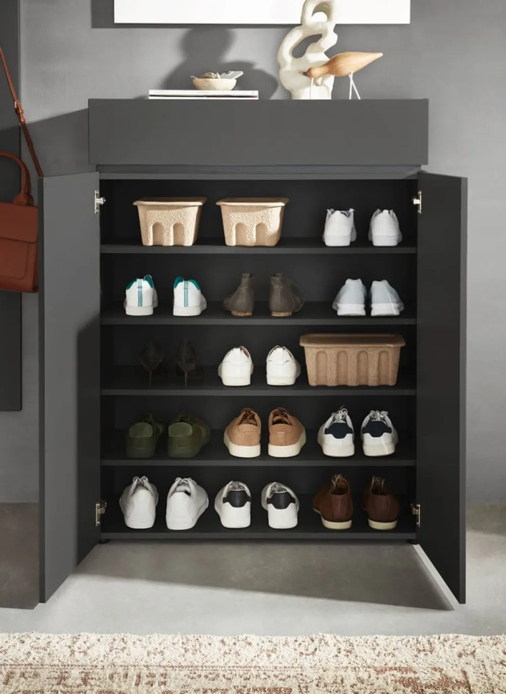 Voleo Schuhschrank Unique graphit Clearance