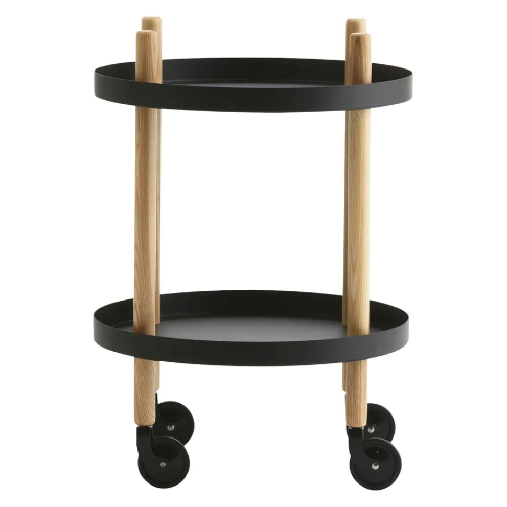 Normann Copenhagen Servierwagen Block eschefarbig, schwarz Clearance