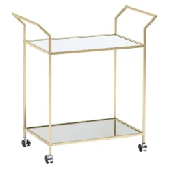 MID.YOU Servierwagen Glas gold