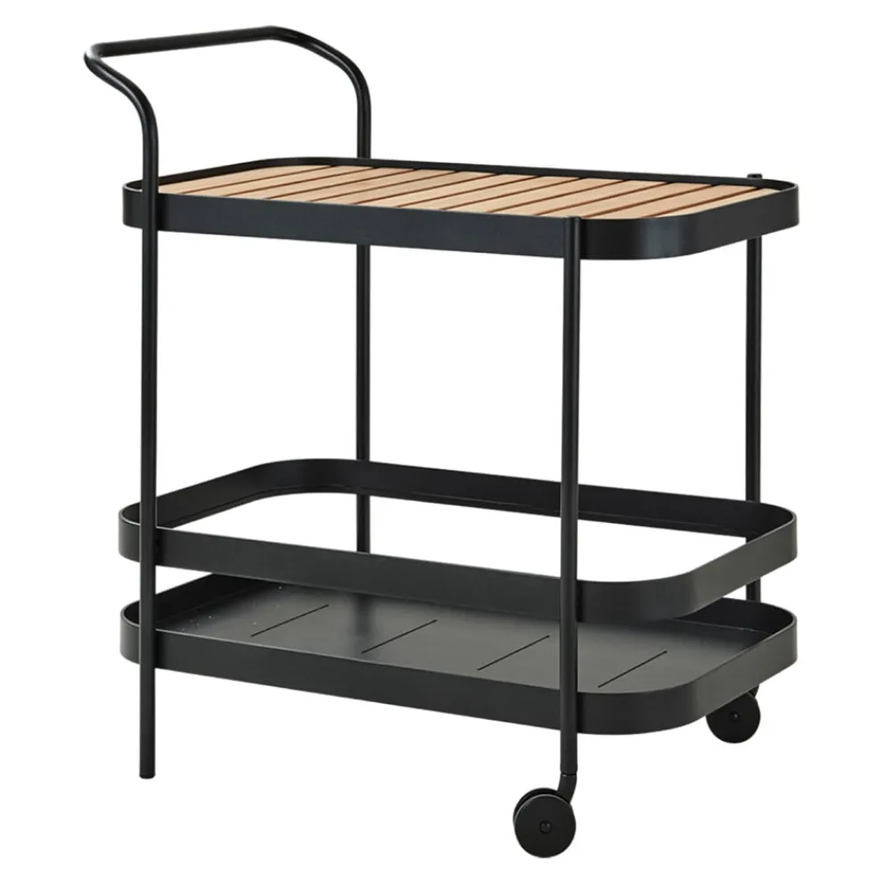 Cane-line Servierwagen Roll anthrazitgrau Sale