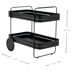 Spinder Design Servierwagen TAFF schwarz Outlet