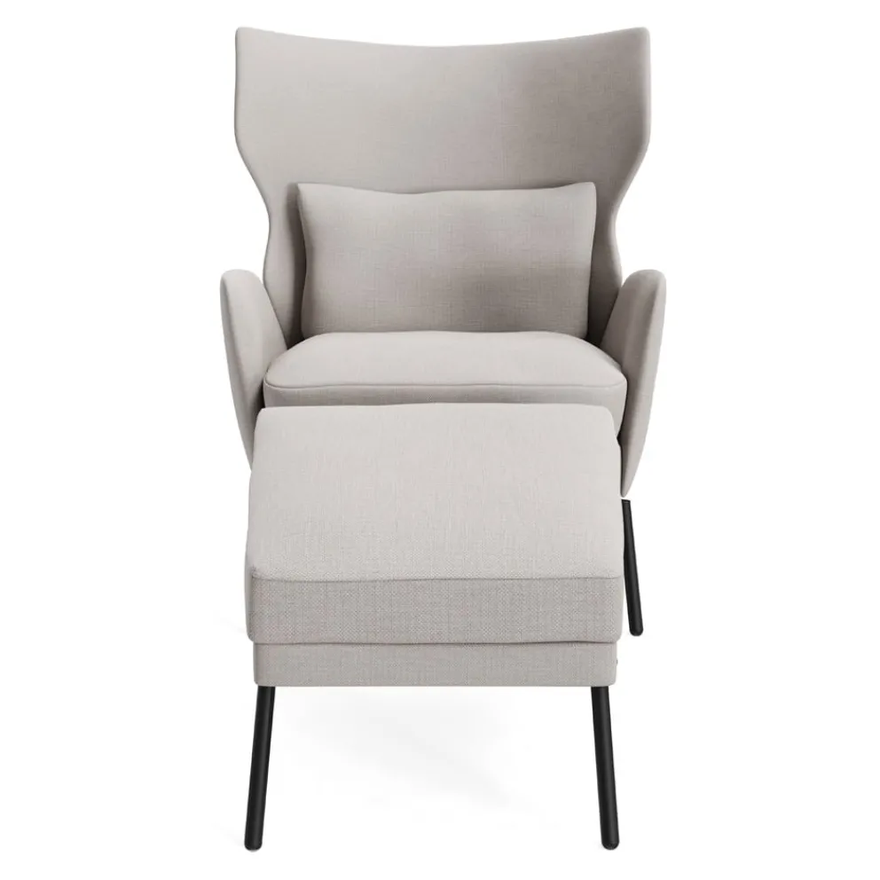 Johann Jakob Sessel Alex Attractive light grey 02 Outlet