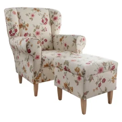 Livetastic Sessel Asino beige, ockerbraun, rot Clearance