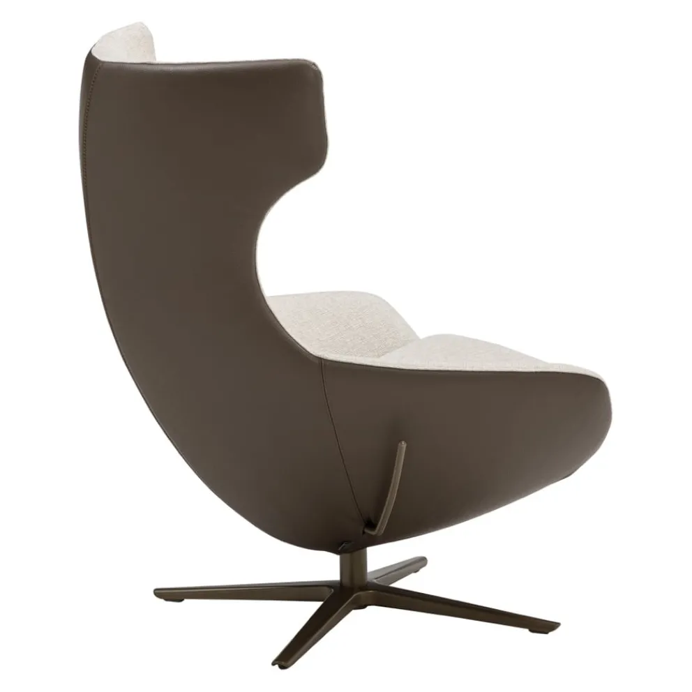 LEOLUX Sessel Caruzzo crème Outlet