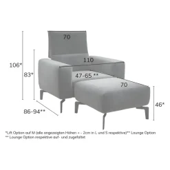 sensoo Sessel Cosy1 crème Best