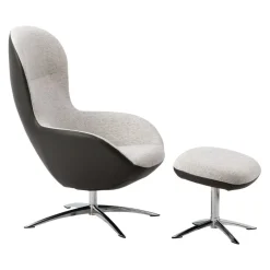 Edition Sessel Ersa dunkelgrau, hellgrau Best