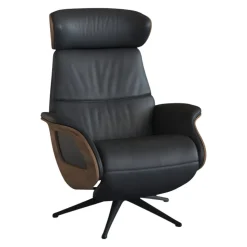 FLEXLUX Sessel Fashion Clement Omaha 0730 ink jet black Outlet