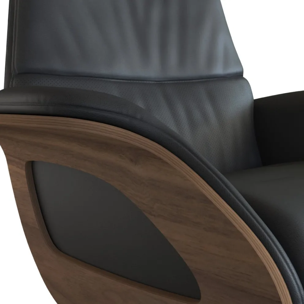 FLEXLUX Sessel Fashion Clement Omaha 0730 ink jet black Outlet