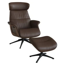 FLEXLUX Sessel Fashion Clement Omaha 0733 warm oakbark brown Discount