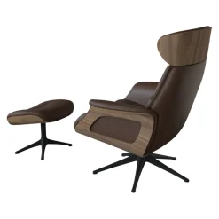 FLEXLUX Sessel Fashion Clement Omaha 0733 warm oakbark brown Discount