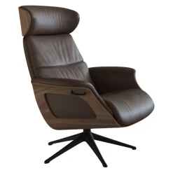 FLEXLUX Sessel Fashion Clement Omaha 0733 warm oakbark brown Discount