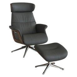 FLEXLUX Sessel Fashion Clement Dakota 0744 warm mineral grey