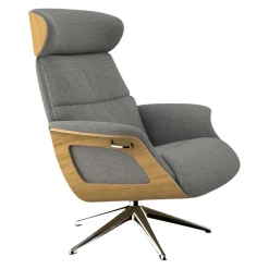 FLEXLUX Sessel Fashion Clement Melina 1240 grey breeze
