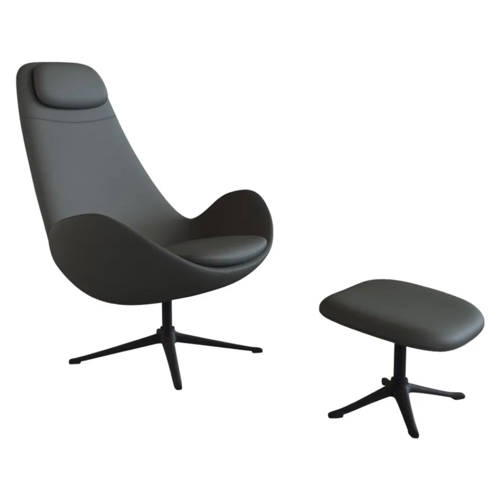 FLEXLUX Sessel Ghost High Dakota 0744 warm mineral grey Clearance