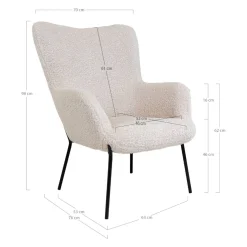 edy&liv Sessel Glasgow weiss Sale
