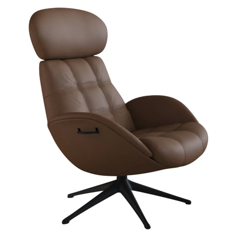 FLEXLUX Sessel Metro Chester Dakota 0742 modern cognac brown