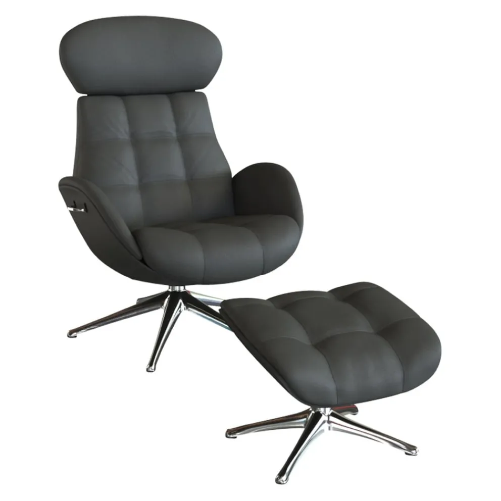 FLEXLUX Sessel Metro Chester Dakota 0744 warm mineral grey Sale