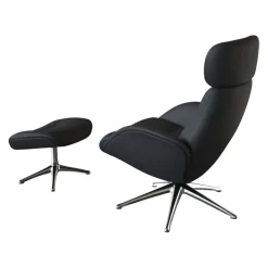 FLEXLUX Sessel Metro Elegant Dakota 0740 deep black Hot