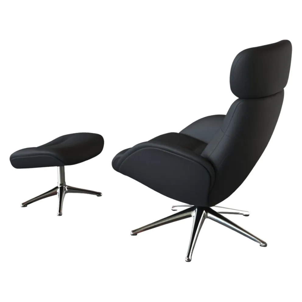 FLEXLUX Sessel Metro Elegant Dakota 0740 deep black Hot