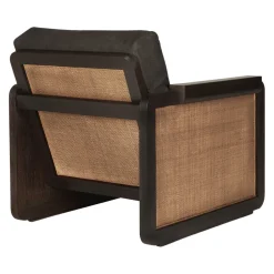 Ethnicraft Sessel Panel dunkelbraun Best