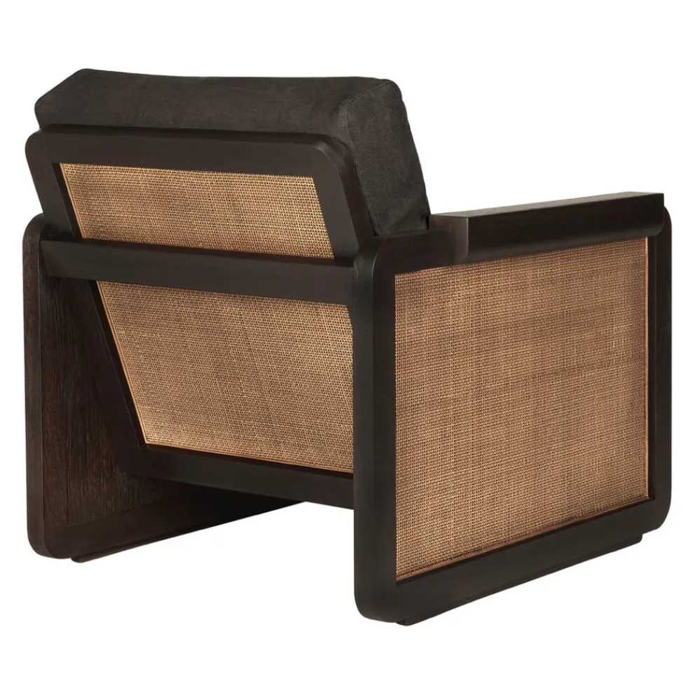 Ethnicraft Sessel Panel dunkelbraun Best