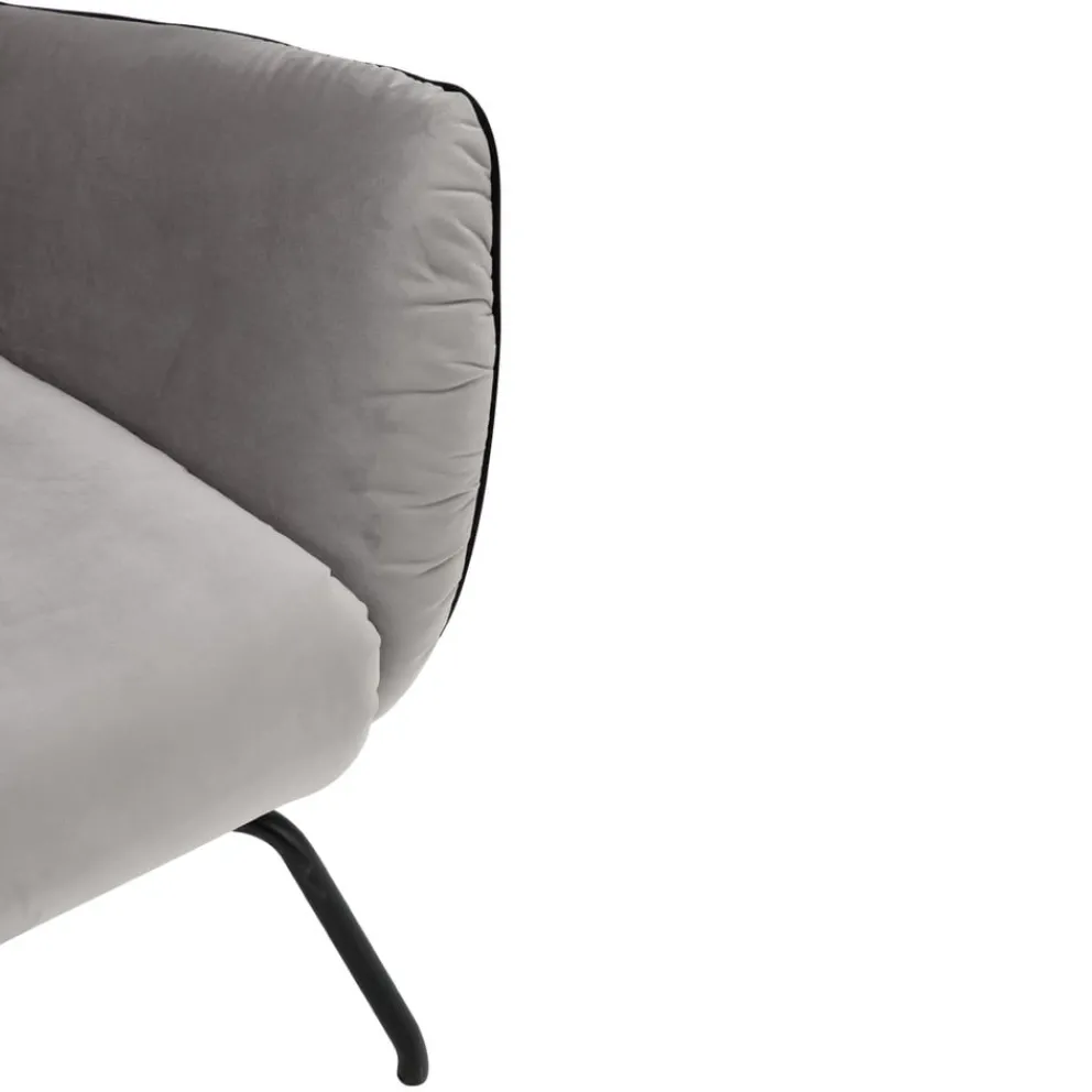 Pure Home Lifestyle Sessel Pure 9102 Mira Kat. 8, Velvet silver, Kat. 10, Classy Black Sale